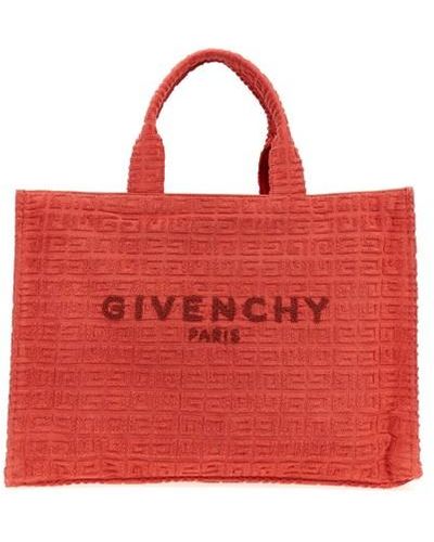 Givenchy Plage Medium Capsule 'g-tote' Shopping Bag - Red
