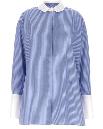 Loewe Camicia 'Deconstructed' - Blu