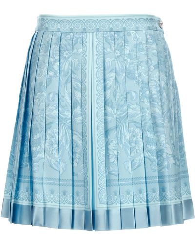 Versace 'barocco' Skirt - Blue