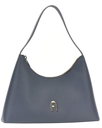 Furla 'diamante S' Shoulder Bag - Blue