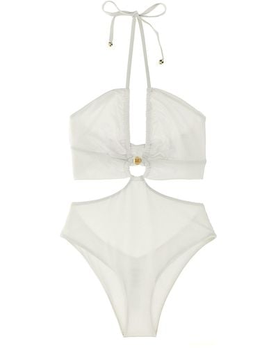 Max Mara 'cleopatra' One-piece Swimsuit - White
