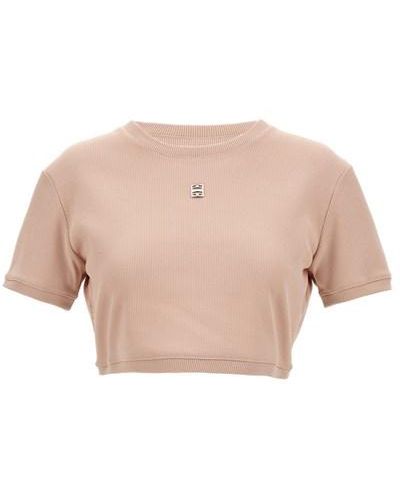 Givenchy Logo Plaque T-shirt - Pink