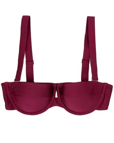 Zimmermann 'pattie Balconette' Bikini Top - Red