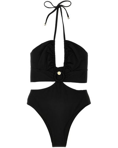 Max Mara 'cleopatra' One-piece Swimsuit - Black