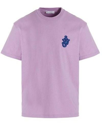 JW Anderson 'anchor' T-shirt - Purple