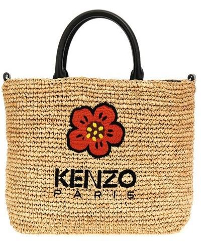 KENZO 'boke Flower' Small Shopping Bag - Black
