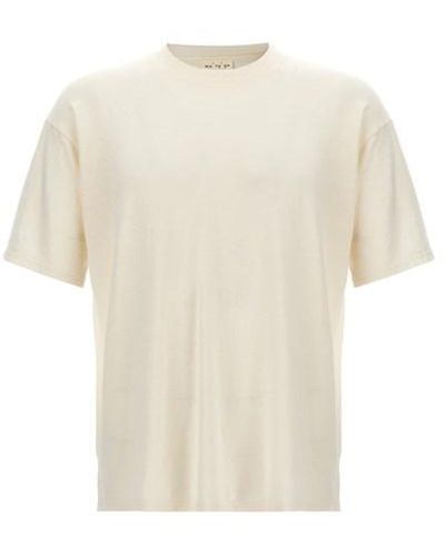 Ma'ry'ya T-shirt lino - Bianco