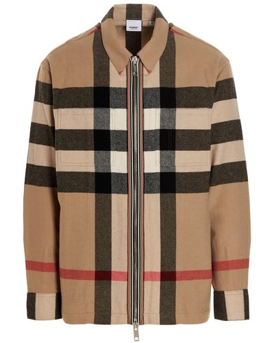 Burberry Overshirt 'Hague' - Braun