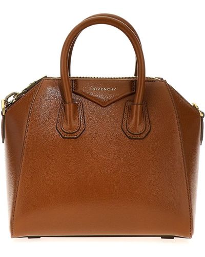 Givenchy 'antigona Mini' Handbag - Brown