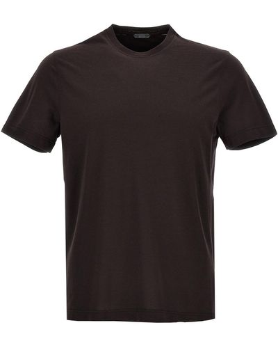 Zanone Ice Cotton T-shirt - Black