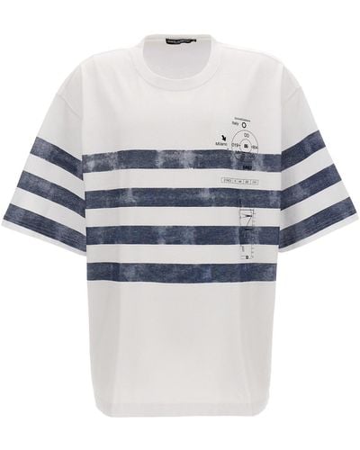 Dolce & Gabbana T-Shirt Mit Marina-Druck - Mehrfarbig