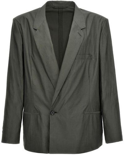 Lemaire Double-breasted Jacket - Grey