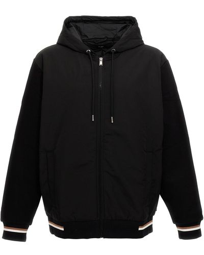 BOSS 'sommers 66' Hooded Jacket - Black