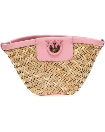 Pinko 'love Summer' Bucket Bag - Pink