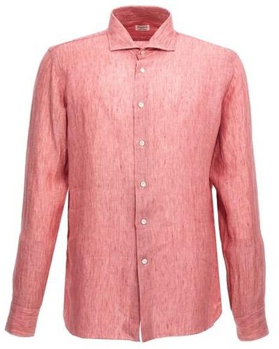 Borriello Linen Shirt - Pink