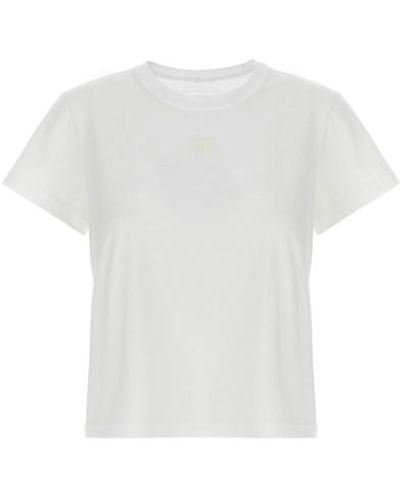 T By Alexander Wang T-shirt 'Essential JSY Shrunk' - Bianco