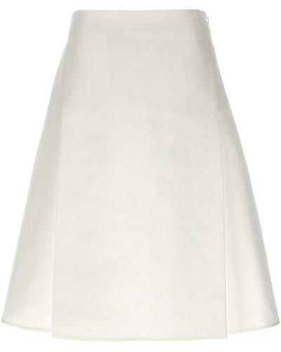 Marni A-line Skirt - White