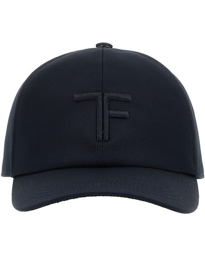Tom Ford Logo Embroidery Cap - Blue