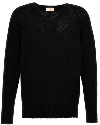 Ma'ry'ya V-neck Sweater - Black