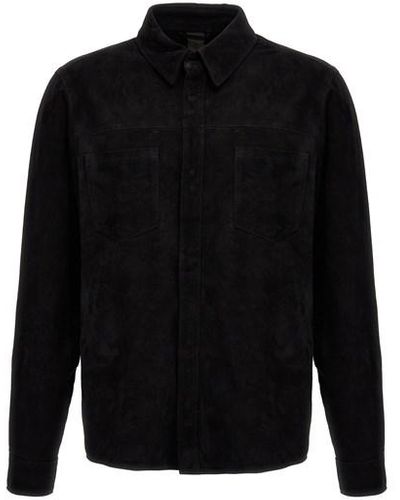 Giorgio Brato Suede Shirt - Black