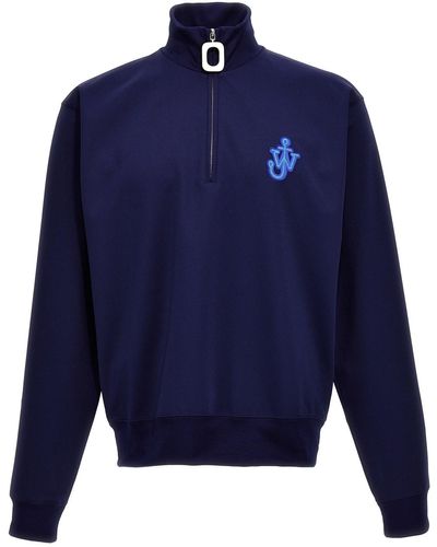 JW Anderson Sweatshirt "Anchor" - Blau