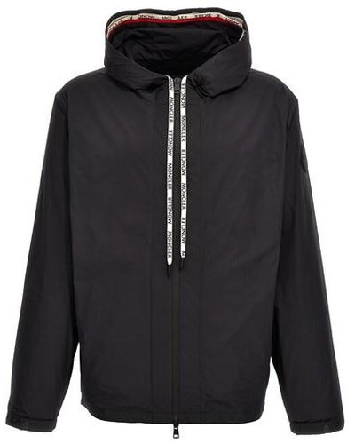 Moncler 'carles' Hooded Jacket - Black