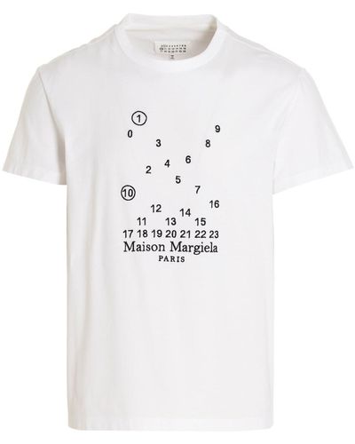 Maison Margiela Logo Embroidery T-shirt - White