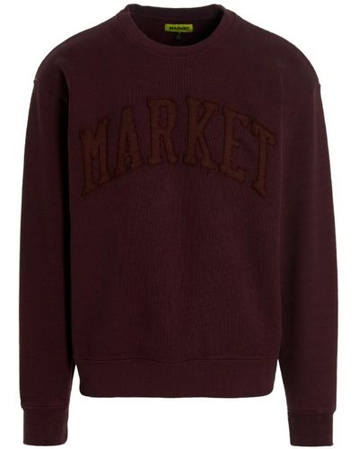 Market ' Vintage Wash' Sweatshirt - Red