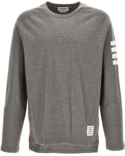 Thom Browne T-Shirt "4 Bar" - Grau