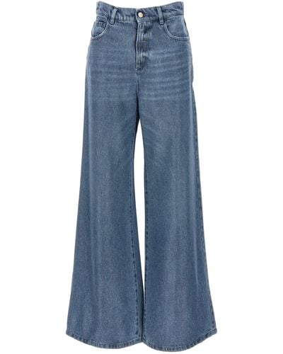 Nude Palazzo Jeans - Blue