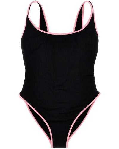 Moschino 'logo' One-piece Swimsuit - Black
