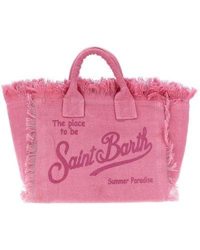 Mc2 Saint Barth 'colette' Shopping Bag - Pink