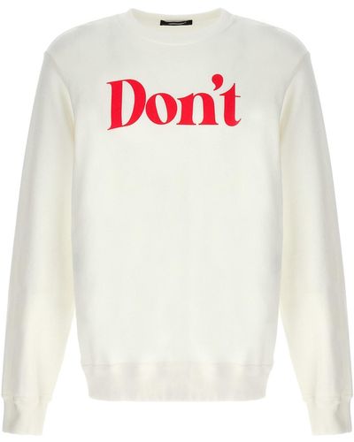 Undercover Sweatshirt "Don't" - Weiß