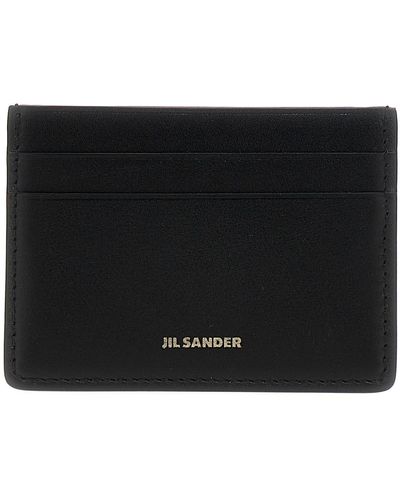 Jil Sander Logo Card Holder - Black