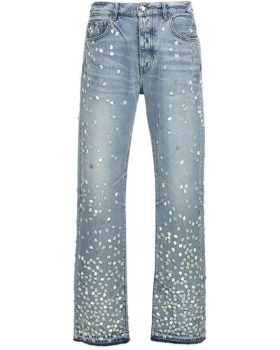 Amiri 'floral' Jeans - Blue