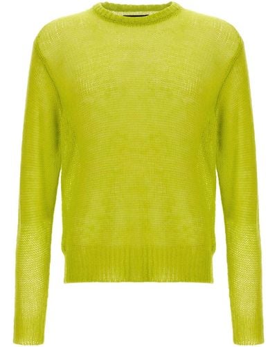 Stussy Lockerer Pullover - Gelb