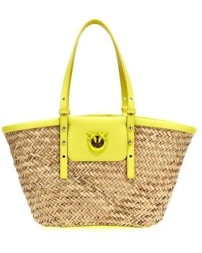 Pinko 'love Summer' Bucket Bag - Yellow