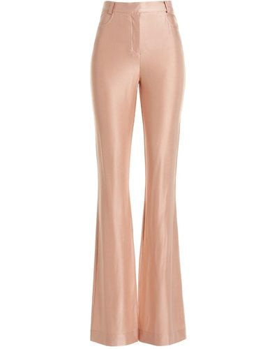 Alexandre Vauthier Shiny Stretch Trousers - White