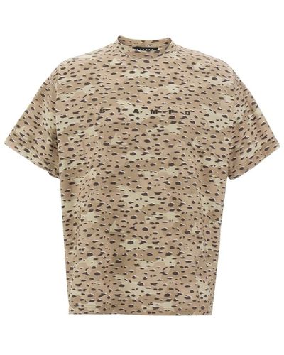 Stampd T-Shirt 'Camo Leopard' - Natur