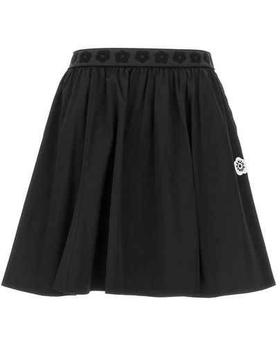 KENZO 'boke 2,0' Mini Skirt - Black