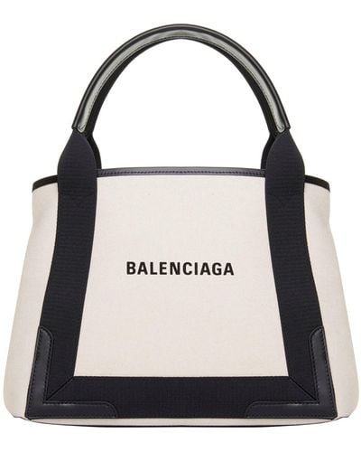 Balenciaga 'navy Cabas' Small Shopping Bag - Multicolour