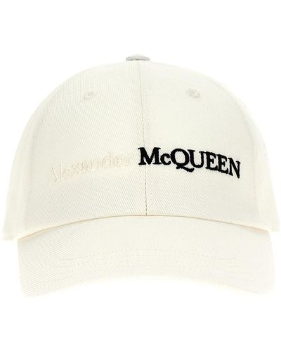 Alexander McQueen Logo Baseball Cap - Natural