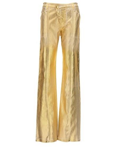 Tom Ford Gold Coated Jeans - Yellow