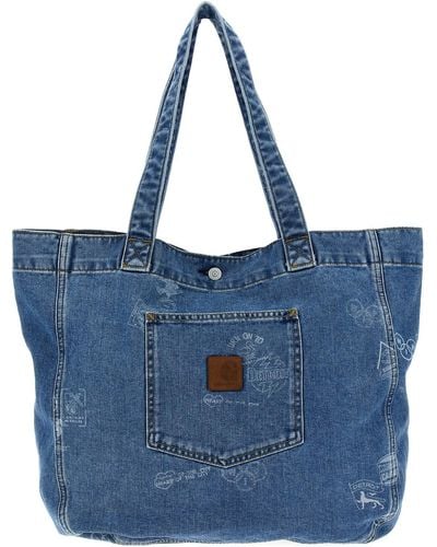 Carhartt 'stamp' Shopping Bag - Blue