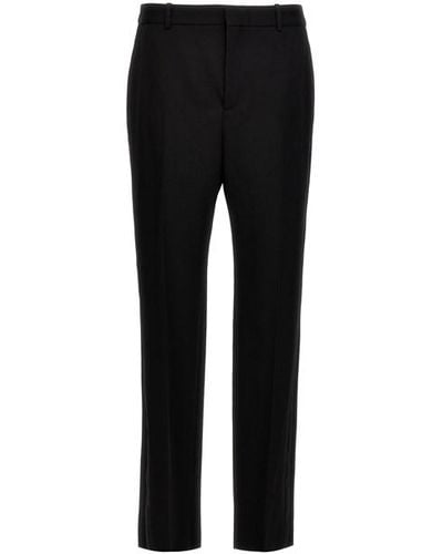 Saint Laurent Tuxedo Pants - Black