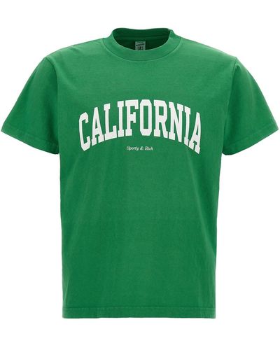 Sporty & Rich 'california' T-shirt - Green