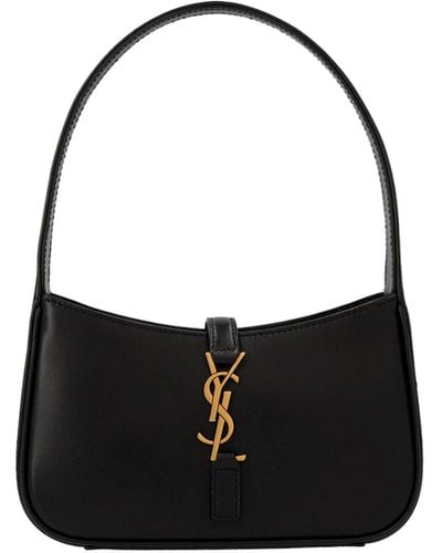 Saint Laurent 'hobo Le 5 À 7' Mini Handbag - Black