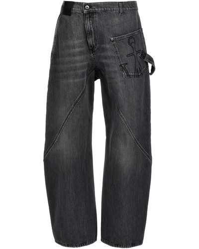 JW Anderson 'twisted Workwear' Jeans - Black