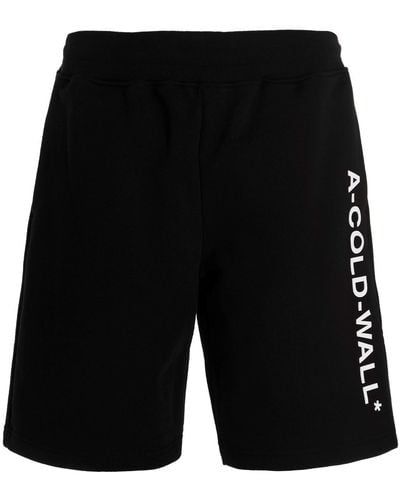 A_COLD_WALL* Logo Bermuda Shorts - Black