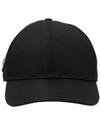 Prada Re-nylon Logo Cap - Black